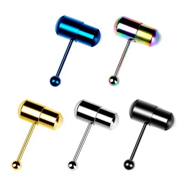 STAINLESS SURGICAL STEEL Vibrating VCH Barbell Piercing Jewelry 18.32 -  PicClick UK