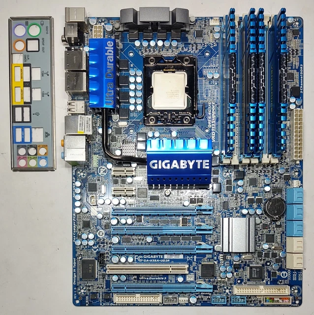 GIGABYTE GA-X58A-UD3R (REV. 2.0), LGA 1366 Motherboard combo Intel 