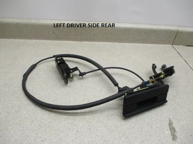 00 to 04 Yukon XL Tahoe Suburban Left Rear Back Barn Door Handle, Latches OEM