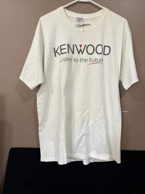 Vintage Kenwood Audio promo shirt Listen To The Future men's sz M