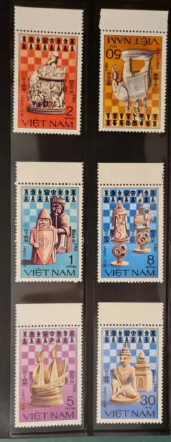 VIETNAM 1983 MNH set. Chess. Post office fresh