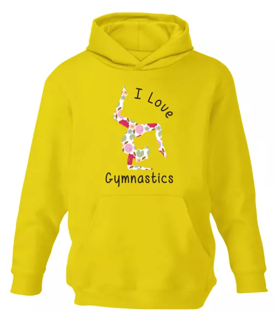 Star Gymnastics Hoody Sweatshirt Girls Boys Kids Childrens Hoodies Present Gift 2