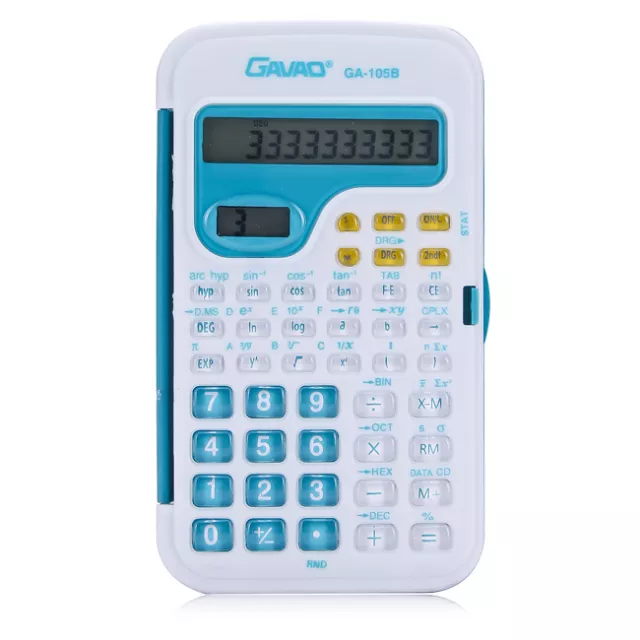 Mini Calcolatrice Elettronica Digitale GA-105B 8 Cifre Scuola Ufficio Colori dfh