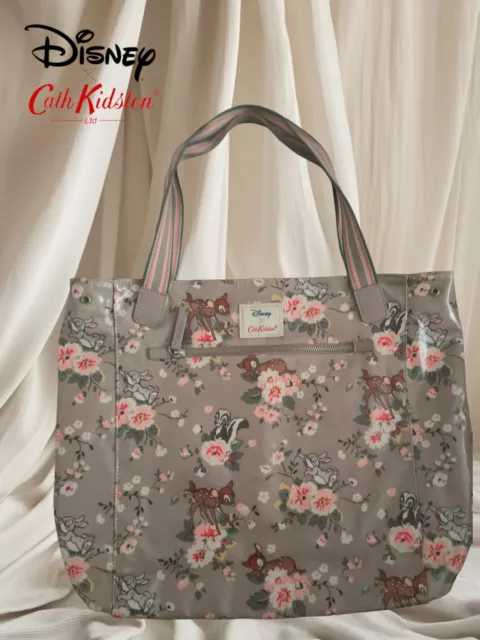 CATH KIDSTON DISNEY X Bambi Tote Bag Oilcloth Floral RARE ListingsInLights 45.00 PicClick UK