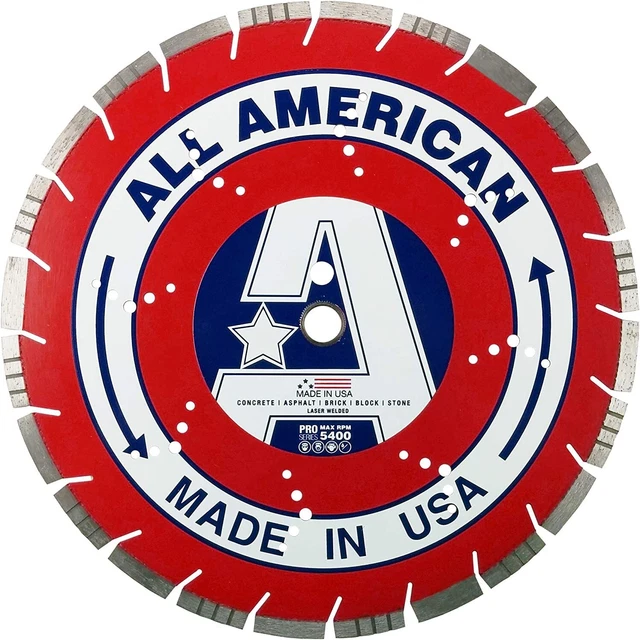 14-Inch Made in USA All American Diamond Blade