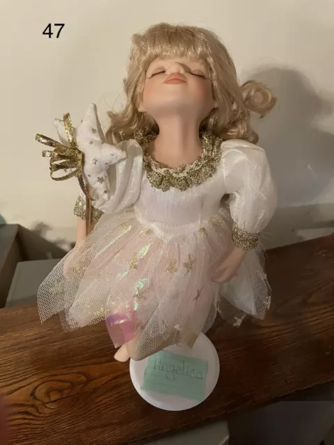 Kissing Fairy Doll Angelica 12200 Heritage Signature Collection Porcelain Angel
