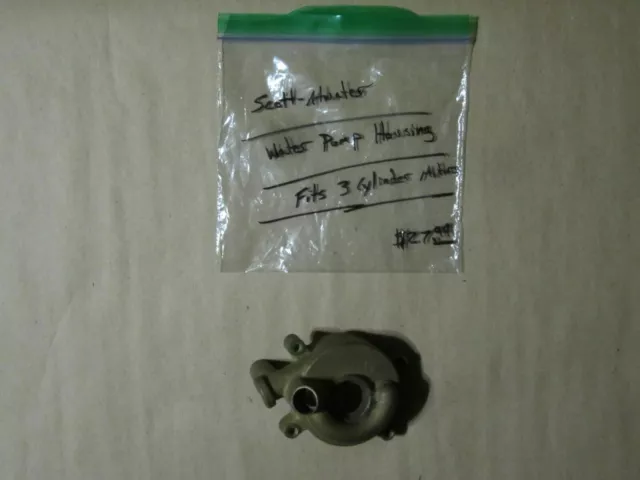 NOS NLA Scott-Atwater Outboard Water Pump Housing Body (Fits 3 Cylinder Models)