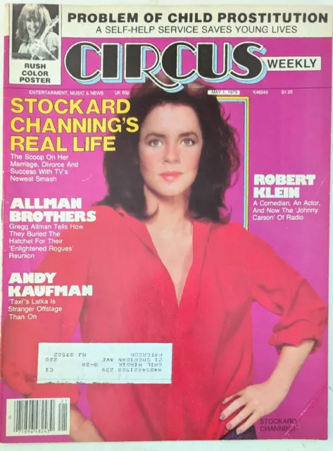 CIRCUS Magazine May 1979 Stockard Channing, Andy Kaufman, Allman Brothers Bad Co