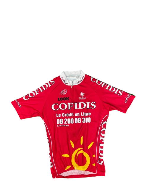 Maillot vélo cyclisme vintage Bouygues Telecom Nalini