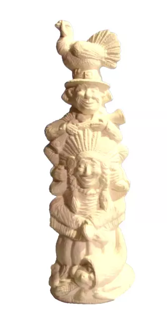 Bisque  K*201a -42.1884 Ceramic Ready To Paint  THANKSGIVING STACK