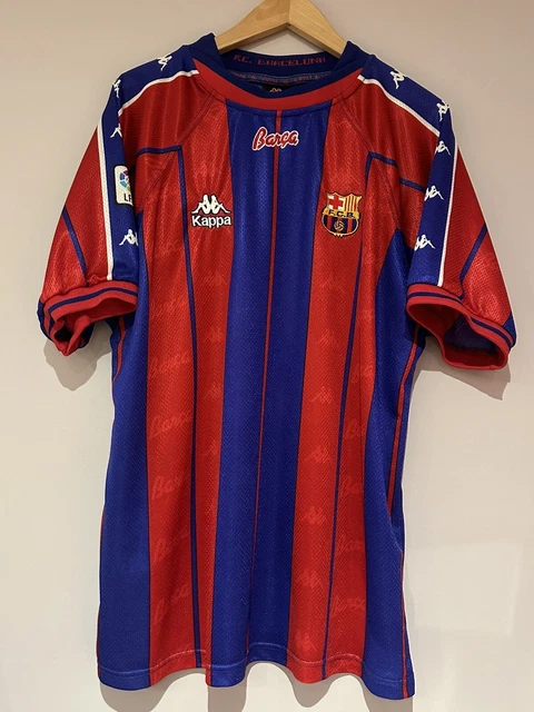 FC BARCELONA 1997-1998 De La Peña 23 camiseta shirt trikot maillot