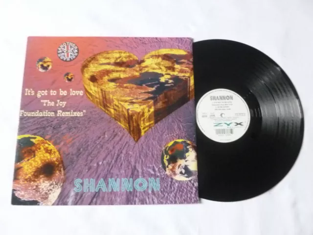 Shannon ~ It's Got To Be Love ~ 1995 12" Euro-House Vinyl Single ~ Plays Well