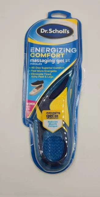 Dr.Scholls Energizing Comfort Massaging Gel Insole Women 6-10 Imperfect Package