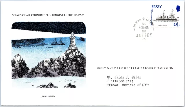 International Society Of Postmasters Cacheted First Day Cover Jersey 1978