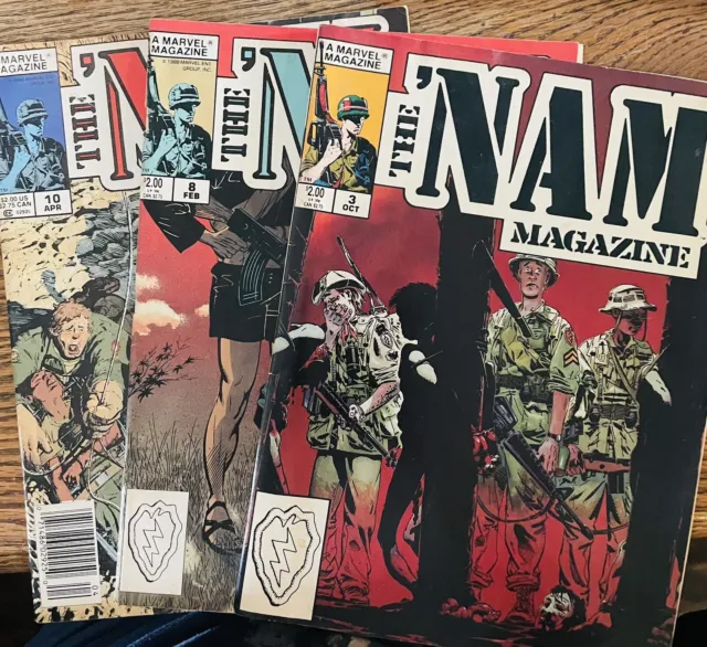 The ‘Nam magazine LOT of 3