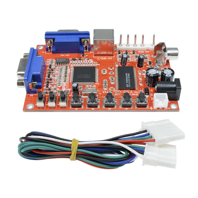 ARCADE CRT MONITOR Vedio Converter VGA To CGA RGBS CVBS S VIDEO 15K arcade-crt-monitor-vedio-converter-vga-to-cga-rgbs-cvbs-s-video-15k