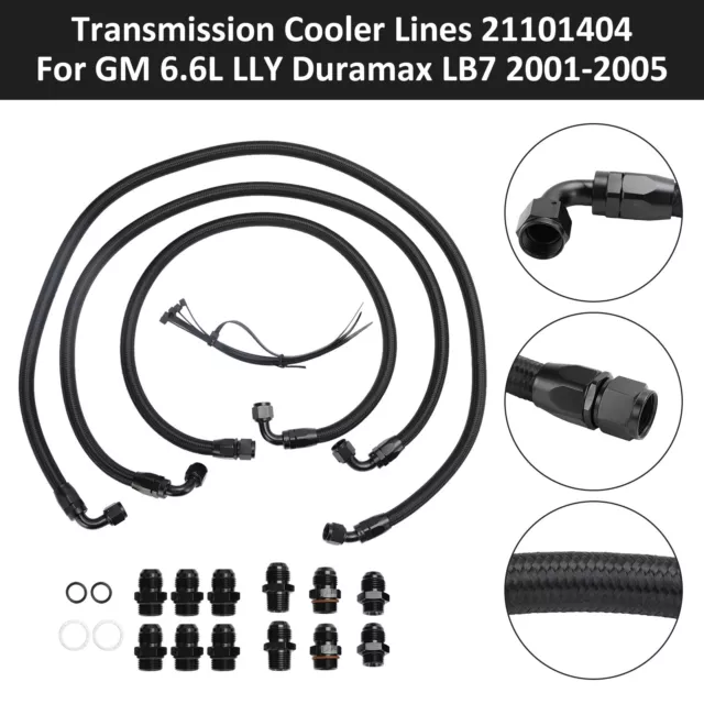 Transmission Cooler Lines 21101404 For GM 6.6L LLY Duramax LB7 2001-2005 F13
