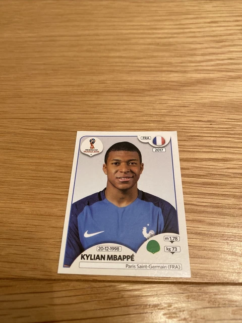Vignette Panini Foot 2018/2019 N°369 – Kylian Mbappé – Paris Saint Germain – Neuf