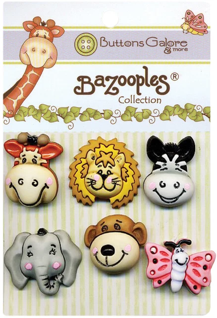 Botones Galore BaZooples Botones-Gertrude & Friends -BZ-100