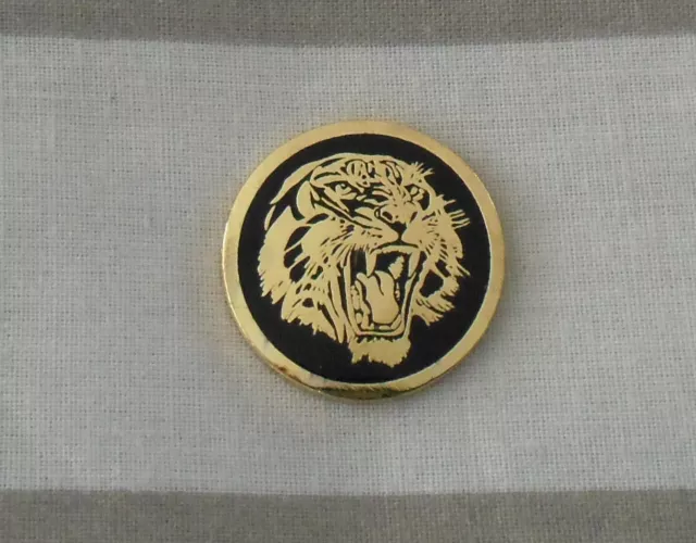 1  only GOLDEN TIGER  GOLF BALL MARKER - Very Nice High Quality ENAMEL Item 3