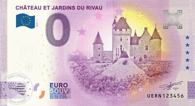 37 LEMERE Château du Rivau 2022 Billet Euro Souvenir Anniversaire 