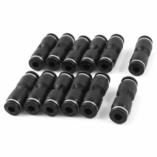 12 pcs tubazioni aria 2 vie 4mm 4mm dritto Tubo attacco giunto rapido raccordi