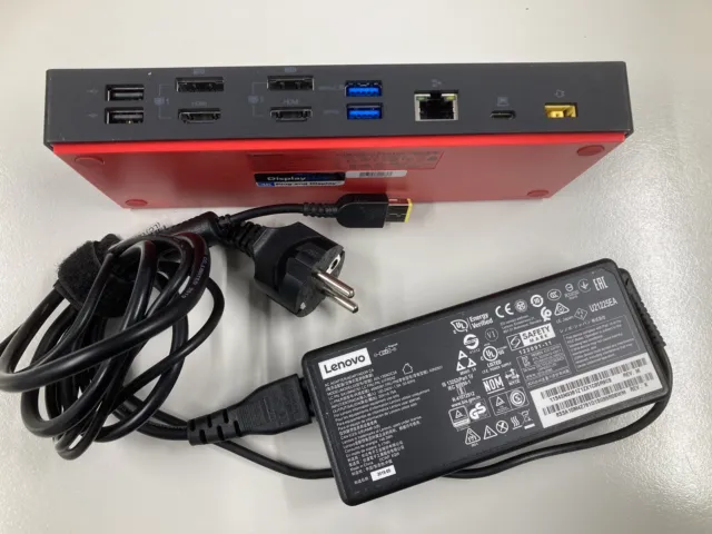 Lenovo ThinkPad Dockingstation Hybrid Model DUD9011D1 USB-C - USB-A Dock