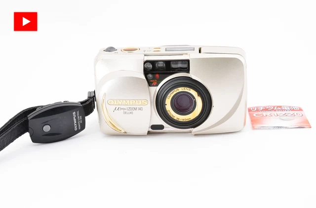 [NEAR MINT] Olympus μ mju Zoom 140 DELUXE Point & Shoot 35mm Film Camera JAPAN