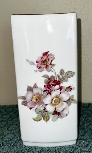  Vintage Gerold Porzellan Rectangular Vase flowers, Tetta Bavaria W. Germany