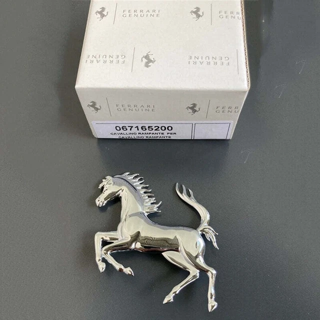 Ferrari Badge 599,612,California,FF  Front Prancing Horse Motif  P/N 67165200