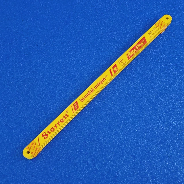 10 SINGLE NOS STARRETT 10" HACKSAW BLADES bi-metal unique P/N BS1024 SHIPS FREE