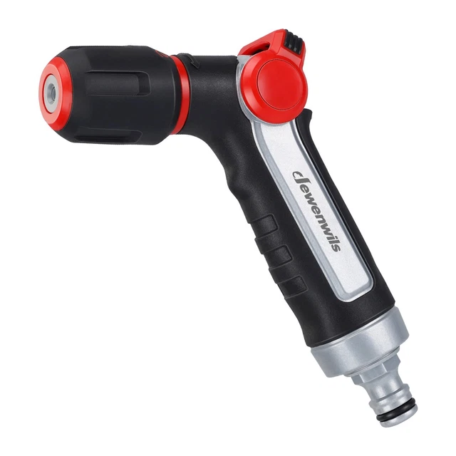 DEWENWILS Gartenbrause Auto Hochdruck Spritzpistole Robust Metall Garten Spritze