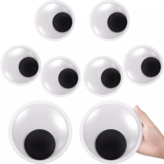1221 Pieces Wiggle Googly Eyes Self Adhesive Wiggle Eyes (Assorted
