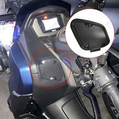 tellaLuna per NMAX 155 2020 2021 NMAX V2 Interruttore di Accensione nel Fibra di Carbonio per Motocicletta Tappo di Copertura Decorativo ABS 