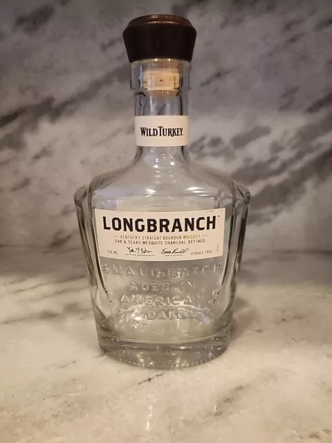 Wild Turkey "Longbranch" Kentucky Straight Bourbon Whiskey 750Ml Empty Bottle