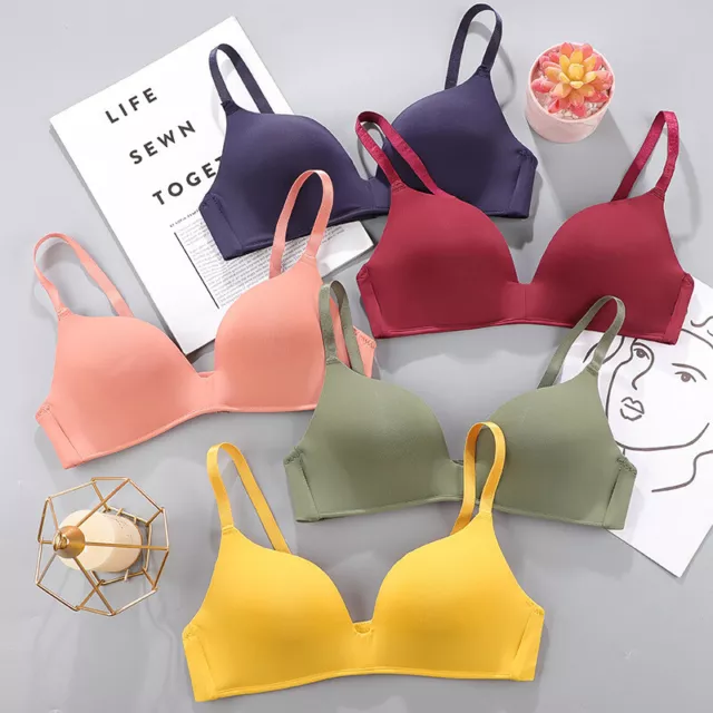 Womens Low Back Bra Wire Lifting U Shaped Plunge Backless Bra with