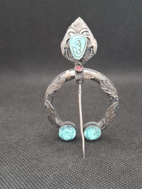 Ancienne Broche Argent Massif Prénom MARIE - Poinçon Tête De Sanglier