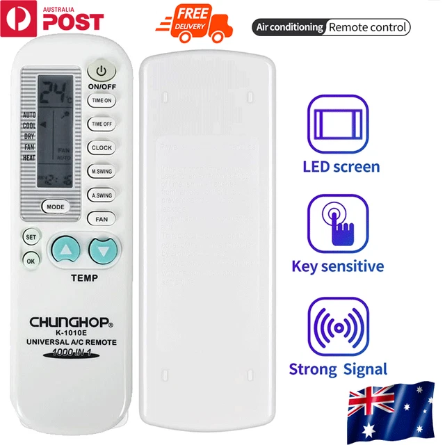 Universal Air Conditioner Remote Control AC Multibrand Aircon Replacement Timer