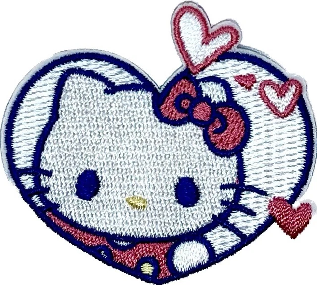 Sanrio Hello Kitty Hearts Adhesive Patch 2” - US SELLER