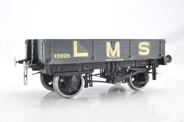 TENMILLE GAUGE 1 - 10mm LMS Grey 3 Plank Low Sided Wagon - Boxed £74.95 ...