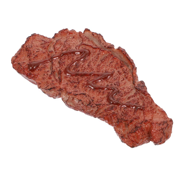 Gefälschte Lebensmittel Decor Lebensechte Lebensmittel Prop Faux Steak