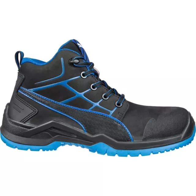 Puma Krypton Blue Mid S3 ESD Src Safety Boots