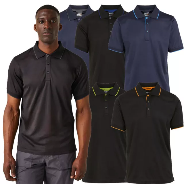 Regatta Professional Mens Navigate Short Sleeve Polo Shirt