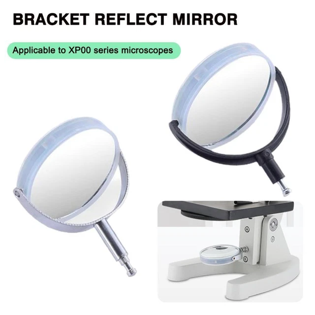 Metal Bracket and Glass Reflector Assembly for Microscope Mirror