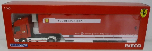 Eligor 1/43 Ferrari Iveco Stralis F1 Official 112802, Miniature Occasion