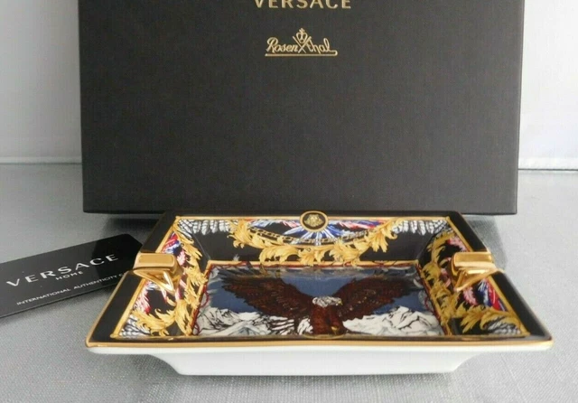 Rosenthal Versace Le Règne Animal Sam Adler Ascher 13 cm  Aschenbecher Neu & Ovp