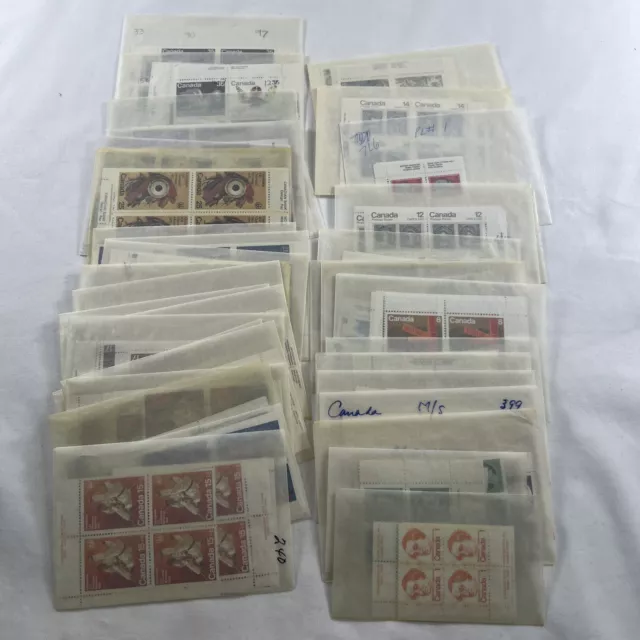 39 x ALL DIFFERENT Canada Matched Block Sets - $100 FV MNH Face Value Collection