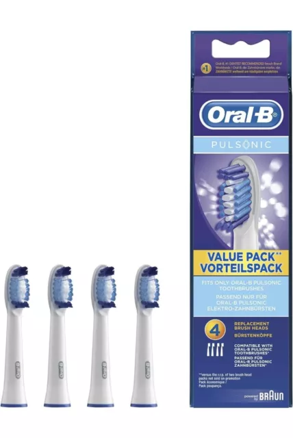 Oral-B Pulsonic Aufsteckbürsten, 4 Stück