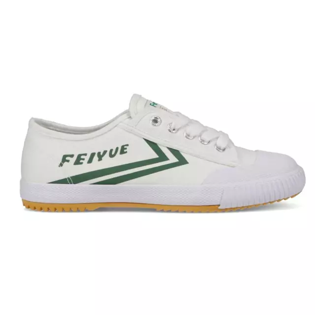 Feiyue Footwear Fe Lo 1920 Canvas Lightweight Canvas Shoe, White/Green