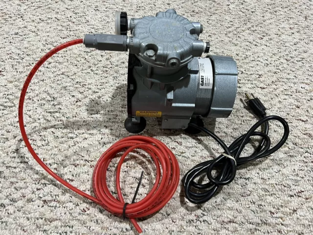 🇺🇸IDEX GAST ROA-P201-AA Vacuum Pump 100PSI/6.9 BAR ROC-R 115V🇺🇸